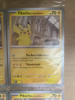 Pokemon TCG MEP Promo Natural History Pikachu At The Museum Jumbo Sealed X 4 - Image 3