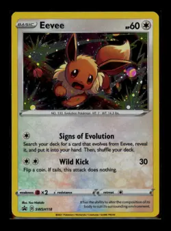 Pokemon Eevee SWSH118 Sword & Shield Promo Holo NM - Image 1