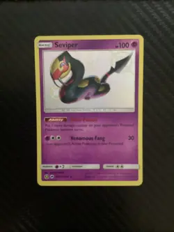 Seviper SHINY SV15/SV94 Hidden Fates NM Holo Foil Rare Pokemon Card - Image 1