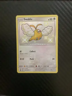 Pokemon Swablu Shiny Holy Rare SV42/SV94 Hidden Fates: Shiny Vault English – NM - Image 1