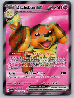 Dachsbun ex 160/142 Full Art Stellar Crown Pokemon Lightly Played - Image 1