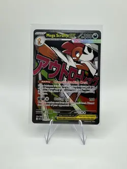 Pokemon TCG Mega Scrafty EX 270/217 Full Art Secret Rare Holo - Image 1