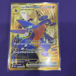 Pokemon Destined Rivals - Cynthia’s Garchomp EX 241/182 SV10 Gold Hyper Rare - Image 1