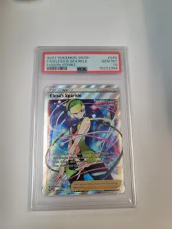 Elesa's Sparkle Fusion Strike 2021 Pokemon SWSH #260 Gem Mint PSA 10 Full Art - Image 1
