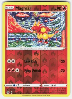 MAGMAR 019/172 COMMON BRILLIANT STARS POKEMON REVERSE HOLO NM/M - Image 1