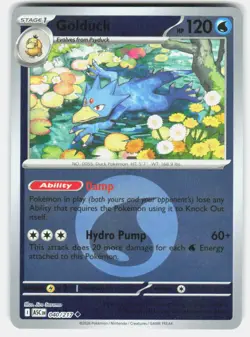 GOLDUCK ENERGY SYMBOL PATTERN 040/217 ASCENDED HEROES POKEMON REVERSE HOLO NM/M - Image 1