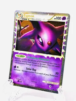 Pokemon TCG Espeon Prime 81/90 Undaunted Ultra Rare Holo Foil Vintage 2010 - Image 1