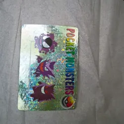 Gengar Holo 1999 Vintage Pokemon Pocket Monsters Vending Prism Gastly 1201 - Image 1