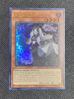YuGiOh! - Chaos Witch MP24-EN169 Ultra Rare 1st Edition Near Mint - Image 1