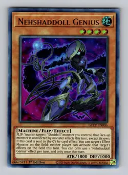 Nehshaddoll Genius GFTP-EN006 Ghosts From the Past Yu-Gi-Oh 1st Edition NM - Image 1