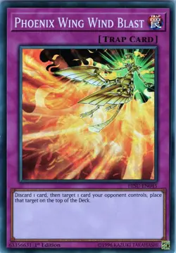 Phoenix Wing Wind Blast - HISU-EN045 - Super Rare - 1st Edition Yugioh - Image 1