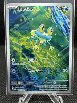 Pokemon Froakie 088/086 Chaos Rising Rare Basic 70 HP Full Art Holo EN - Image 1