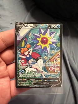 Pokemon TCG Starmie v Astral Radiance Holo Ultra Rare Full Art TG13/TG30 - Image 3