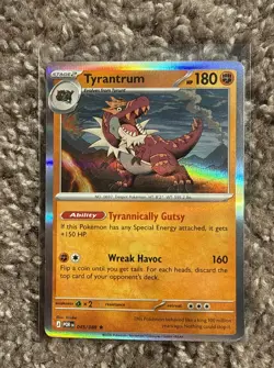 Tyrantrum Perfect Order Holo Pokemon TCG 045/088 Mega Evolution ME03 Rare - Image 1