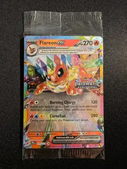 Flareon ex 014/131 Prismatic Evolutions Promo Holo Near Mint SEALED - Image 1