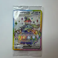 SEALED Pokemon TERAPAGOS ex SVP 165 Rainbow HYPER RARE FULL ART UPC PROMO - Image 1