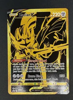 Zacian V SWSH076 Holo Promo Sword & Shield Promo Pokemon - Image 1