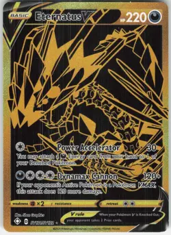 Eternatus V Holo Rare Pokemon Shining Fates: Shiny Vault SV121/SV122 NM - Image 1