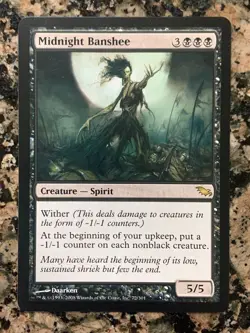 MTG Midnight Banshee x1 Shadowmoor NM, Magic the Gathering - Image 1