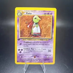 1st Edition Xatu 52/111 Neo Genesis Uncommon WoTC Pokemon Trading CG 2000 NM -j - Image 1
