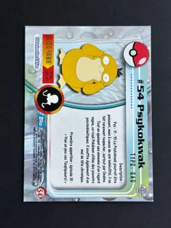 Pokemon - TV Animation - TOPPS - #54 Psykokwak - Blue Logo - Occasion - FR - Image 2