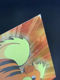 Growlithe 58 Black Logo Holo TV Animation Edition 1999 Topps Pokemon Foil - Image 2