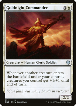 Goldnight Commander [Phyrexia: All Will Be One Commander] Magic MTG - Image 1