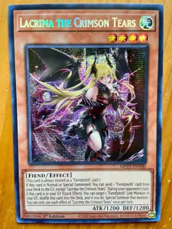 Yu-Gi-Oh! Lacrima the Crimson Tears MP25-EN100 2025 Mega-Pack 1st Edition - Image 1