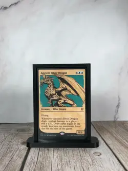 MTG Ancient Silver Dragon (Showcase) Commander Legend Baldur's Gate #382 MYTHIC - Image 1