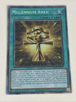 Yugioh Millennium Ankh x 3 - 1st Edition Starlight Rare NM - Free Holo - A - Image 4