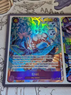 Enel Playset OP15-118 SEC (1x Alt Art + 3x Standard) One Piece TCG English NM US - Image 2