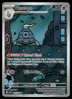 Pokemon Cards Dusclops 069/064 Shrouded Fable Illustration Rare NM *2 - Image 1