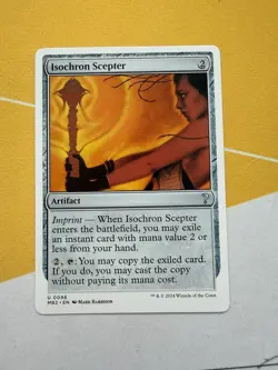 ISOCHRON SCEPTER [White Bordered] - Uncommon - MB2 Mystery Booster 2 MTG - Image 1