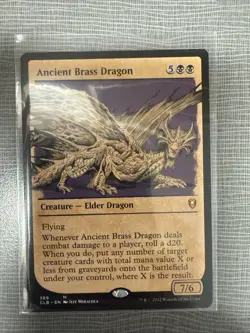 Ancient Brass Dragon (389/1080) Commander Legends Battle for Baldur's Gate NM - Image 1