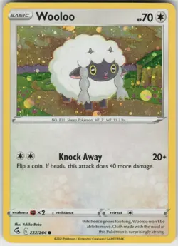 Played Holo Wooloo - (Cosmos Holo) 222/264 Miscellaneous Cards & Products Promo - Image 1