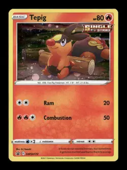 Tepig cosmos Holo Promo SWSH: Sword & Shield Promo Cards SWSH172 NM - Image 1