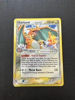 Pokemon TCG Charizard EX Crystal Guardians Holo Rare Card 4/100 Delta Species - Image 1