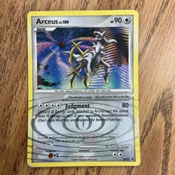 Pokemon Arceus LV.100 Holo Rare 2009 AR8 Basic Colorless TCG Card - Image 1