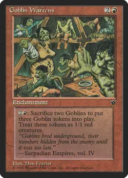 Goblin Warrens [Fallen Empires] Magic MTG - Image 1