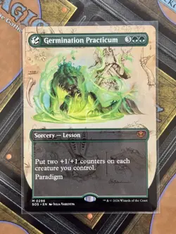 MTG - Secrets of Strixhaven - Germination Practicum - M 0296 - M/NM - Image 1
