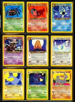 2002 Pokemon NEO DESTINY Set COMPLETE Unlimited Edition NON HOLO Cards 17-105 NM - Image 2