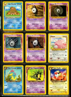 2002 Pokemon NEO DESTINY Set COMPLETE Unlimited Edition NON HOLO Cards 17-105 NM - Image 3