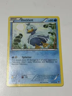 DUCKLETT 29/101 POKEMON TCG PLASMA BLAST FAST DISPATCH - Image 1