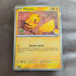 Pikachu 051/162 (Pokemon Day Promo 2026) Temporal Forces Common Holo (English) - Image 1