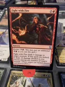 Fight with Fire [Dominaria] Magic MTG - Image 1