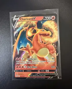 Pokemon TCG Charizard V 017/172 Swsh09: Brilliant Stars Ultra Rare Full Art Holo - Image 1