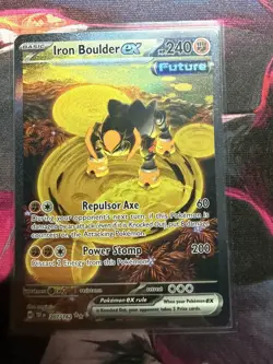 Iron Boulder ex - 207/162 - Pokemon Temporal Forces Special Illustration Rare NM - Image 1