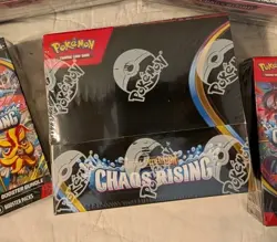 Pokemon Center Chaos Rising Booster Box Factory Sealed Fast Ship In Hand Tcg - Image 1