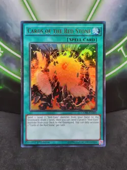 Yugioh Cards of the Red Stone CORE-EN060 Ultra Rare 1st Edition NM - Image 1