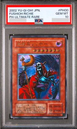 PSA 10 YuGiOh 2002 Fushioh Richie PH-00 Ultimate Rare Japanese Card - Image 1